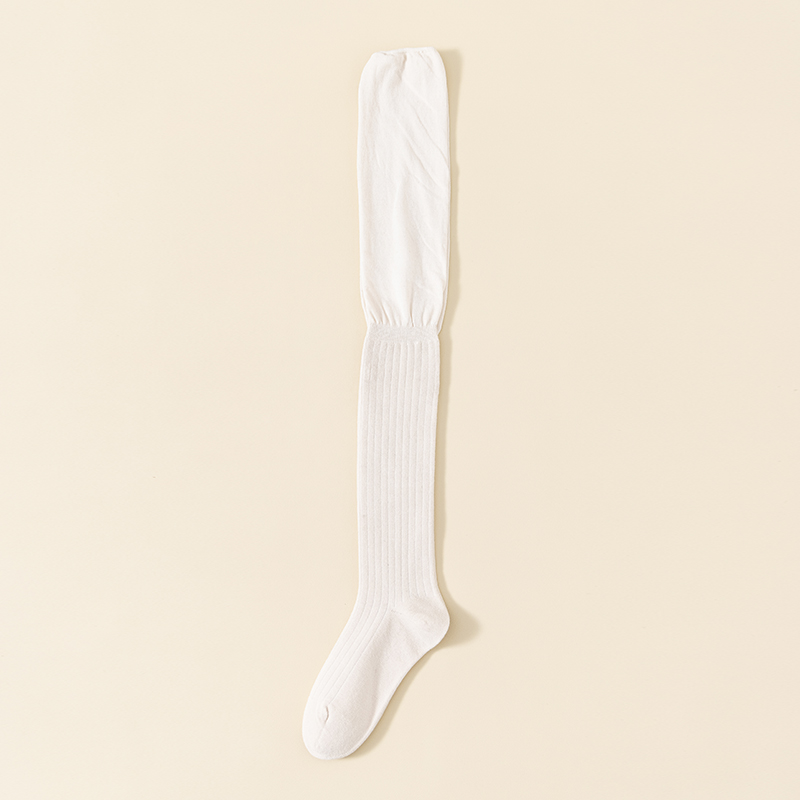 Tất cotton cao đến đầu gối màu đen gợi cảm dành cho nữ