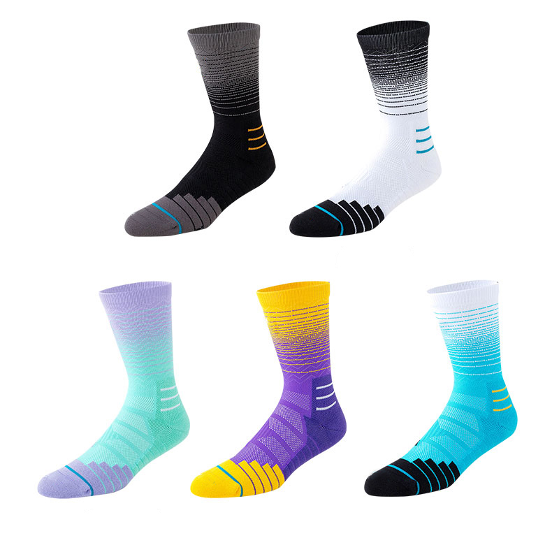 Tất vải terry nylon khô nhanh bóng rổ