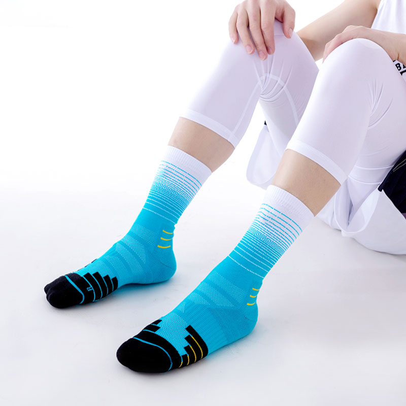 Tất vải terry nylon khô nhanh bóng rổ