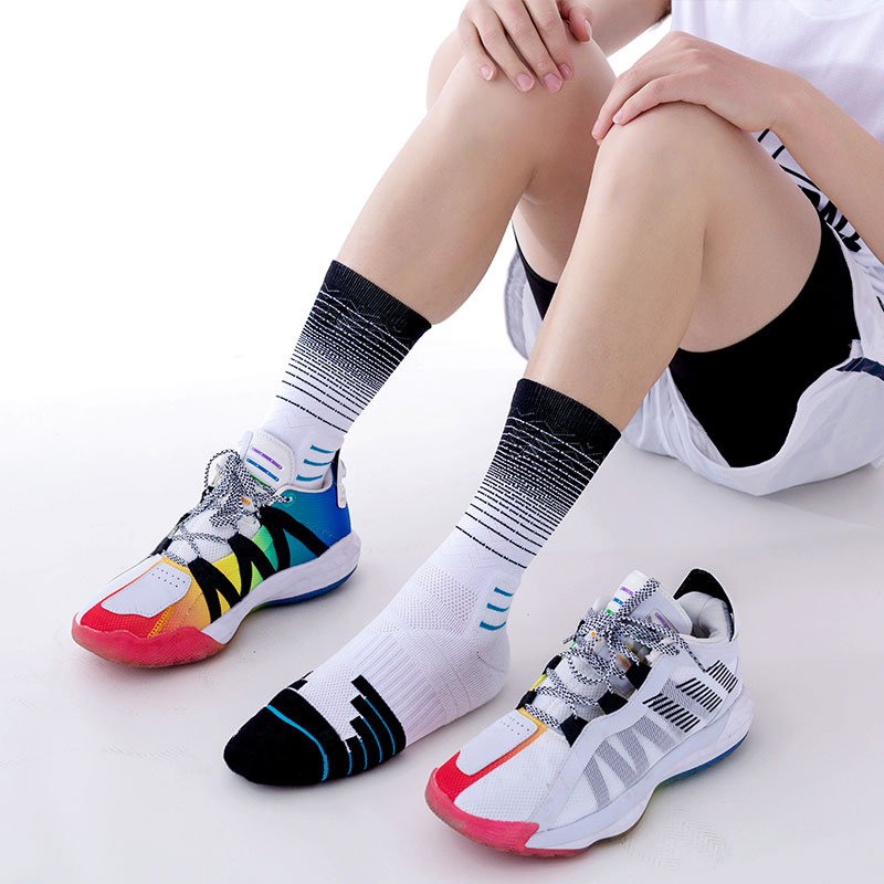 Tất vải terry nylon khô nhanh bóng rổ
