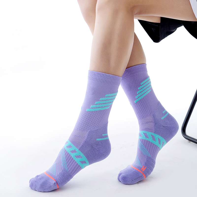 Tất bóng rổ bằng vải terry nylon