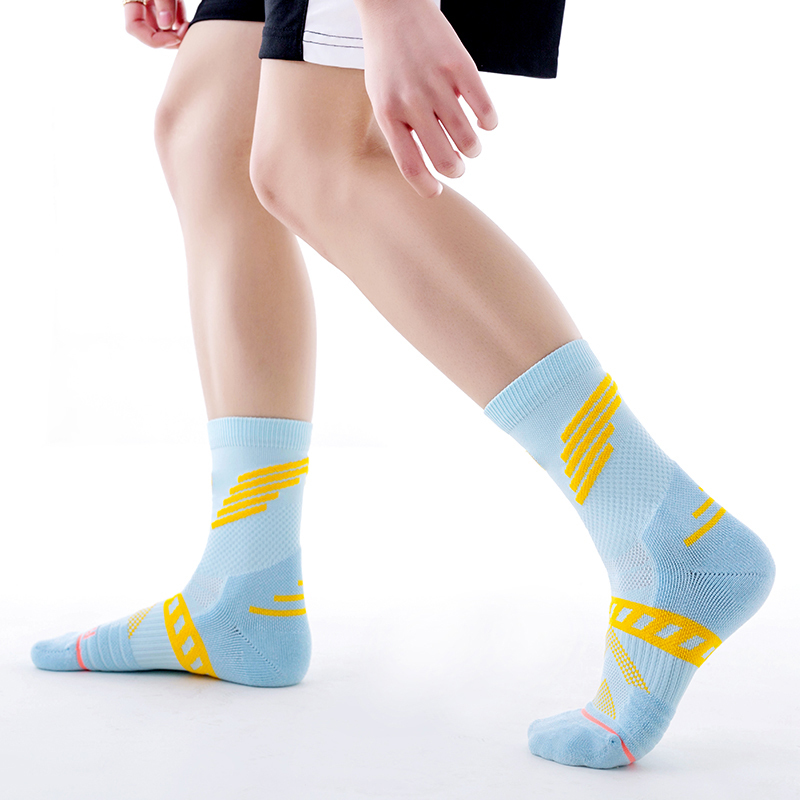 Tất bóng rổ bằng vải terry nylon
